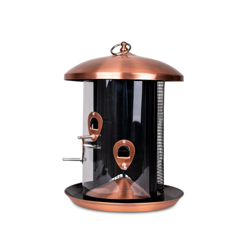 Colonne Combi 2-en-1 en cuivre noire Ø 24 x 35 cm EMMA'S GARDEN