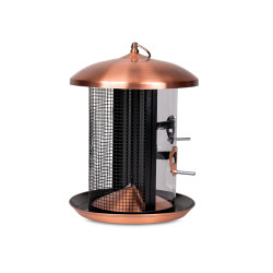 Colonne Combi 2-en-1 en cuivre noire Ø 24 x 35 cm EMMA'S GARDEN