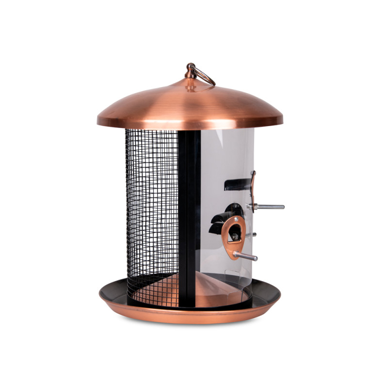 Colonne Combi 2-en-1 en cuivre noire Ø 24 x 35 cm EMMA'S GARDEN