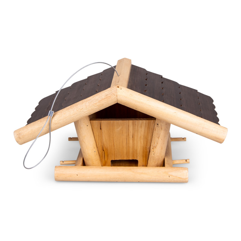 Mangeoire Cecil en bois en bois 20 x 38 x 20 cm EMMA'S GARDEN