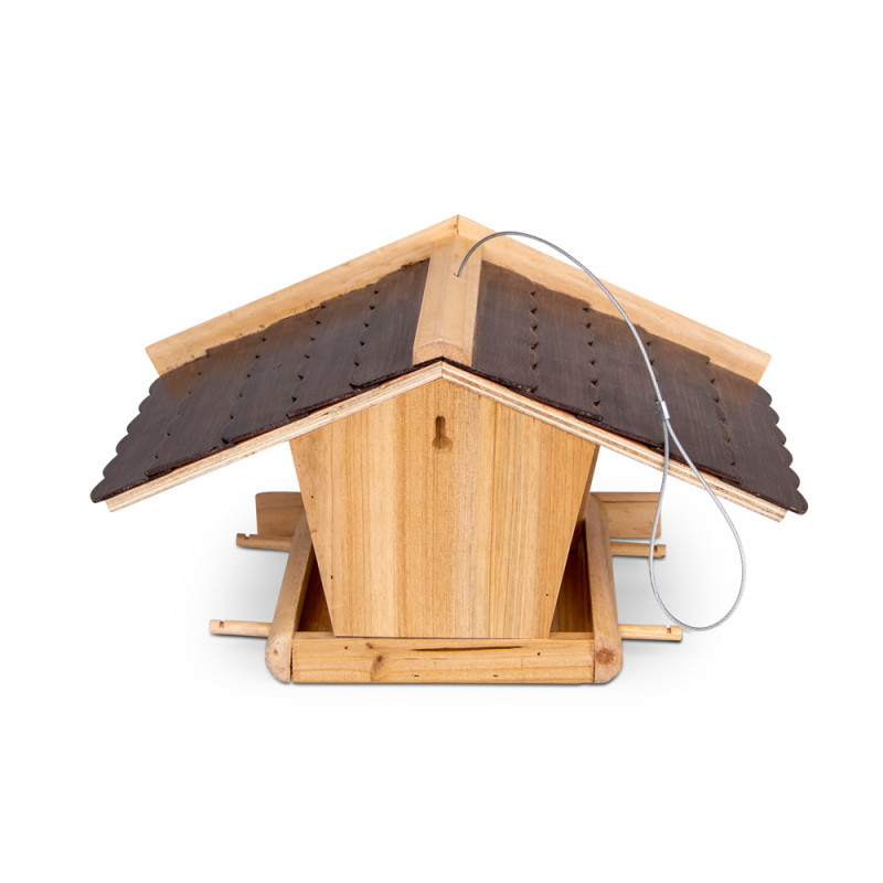 Mangeoire Cecil en bois en bois 20 x 38 x 20 cm EMMA'S GARDEN