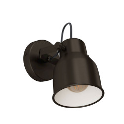 Applique murale Mitchley bronze foncé et crème E27 40 W EGLO