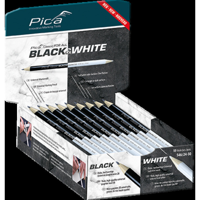 Crayon PICA double pointe – Traçage précis | PICA Crayon PICA double pointe – Traçage précis | PICA