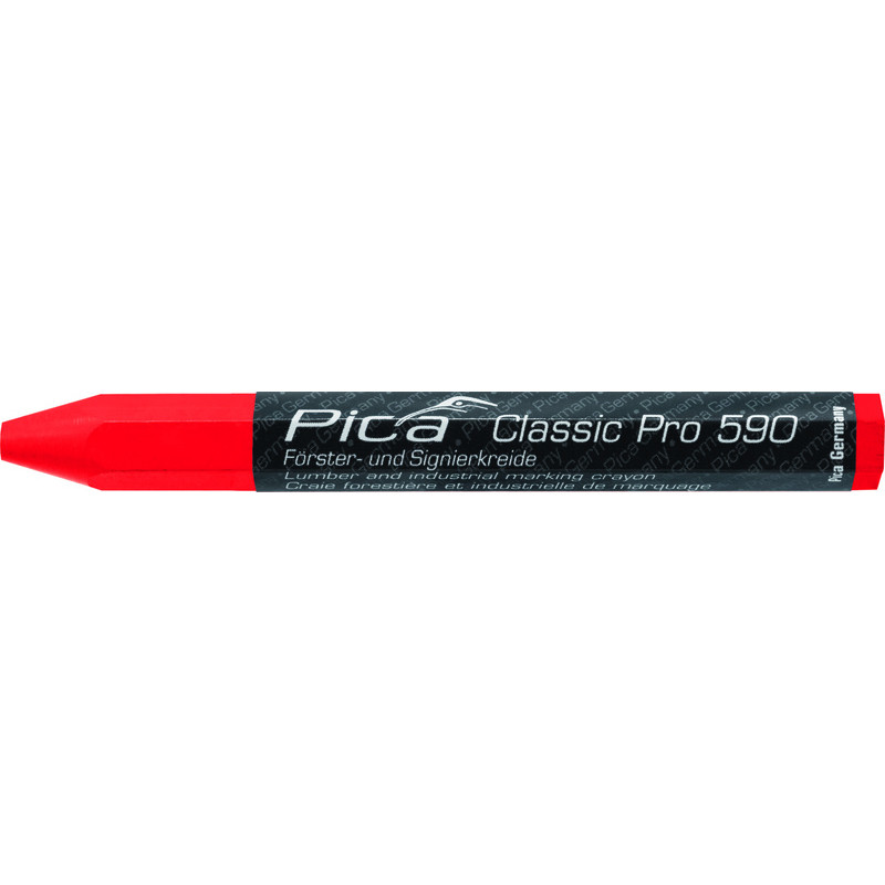 Craie forestière Ø 12 x 120 mm rouge PICA