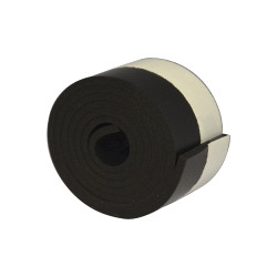 Bas de porte souple adhésif en mousse noir 100 cm CONFORTEX