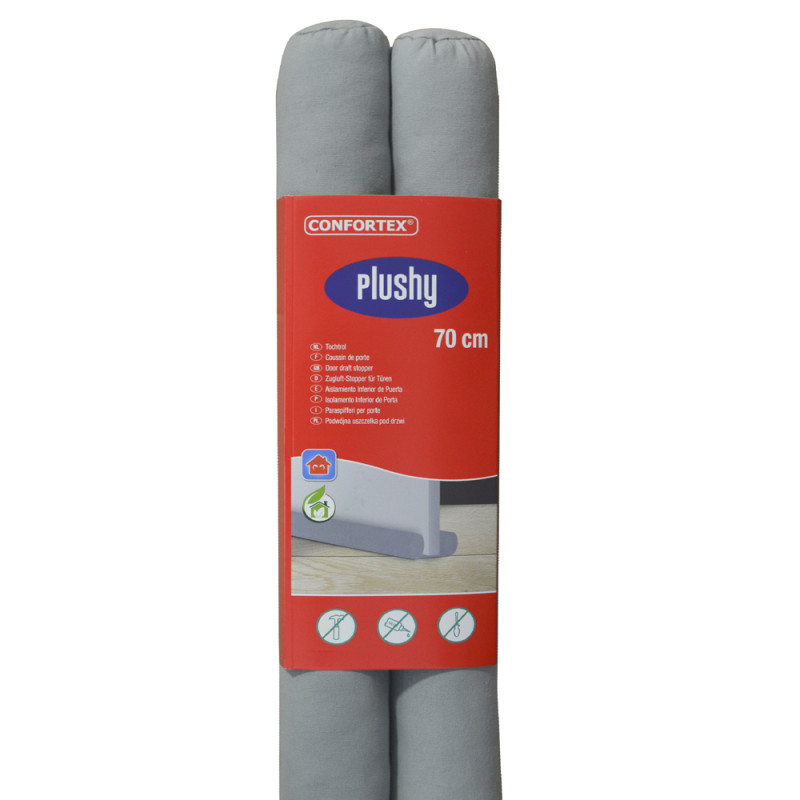 Bas de porte Plushy gris 70 cm – Confort et Isolation | CONFORTEX
 Bas de porte Plushy gris 70 cm – Confort et Isolation | CONFORTEX