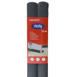 Bas de porte Plushy anthracite 70cm – Confort & Isolation | CONFORTEX