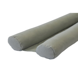 Bas de porte Plushy gris 80 cm – Confort & Isolation | CONFORTEX