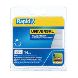 Bâton de colle Universel transparent Ø 12 x 94 mm 14 pièces RAPID