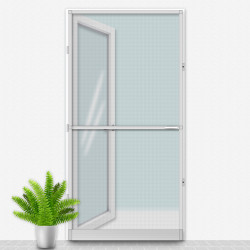 Porte moustiquaire Louisiana grise – Protection | CONFORTEX