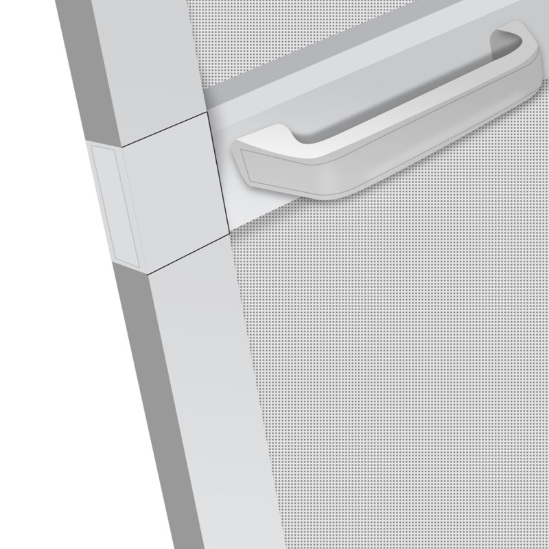 Porte moustiquaire Louisiana grise – Protection | CONFORTEX