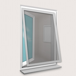 Moustiquaire Fenêtre Louisiana Grise 100x120cm – Anti-Insectes | CONFORTEX