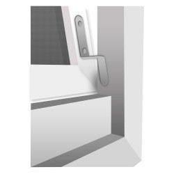 Moustiquaire Fenêtre Louisiana Blanche 120x150 – Anti-Insectes | CONFORTEX