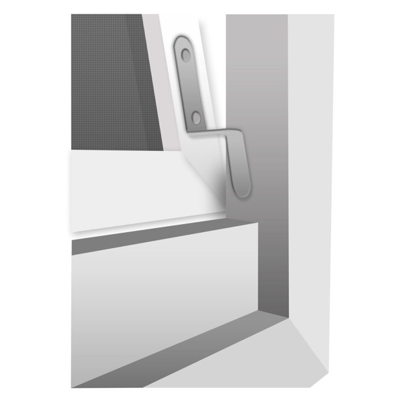 Moustiquaire Fenêtre Louisiana Blanche 120x150 – Anti-Insectes | CONFORTEX