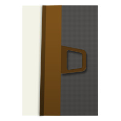 Moustiquaire Fenêtre Louisiana Brune 120x150 – Anti-Insectes | CONFORTEX