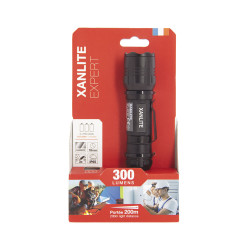 Lampe de poche LED noire 5 W XANLITE