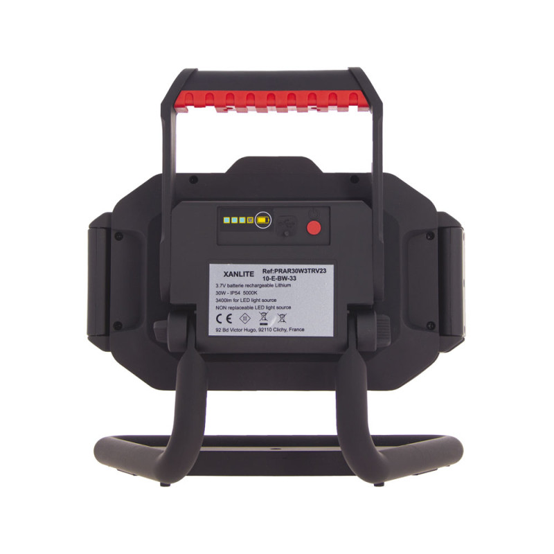 Projecteur LED portable noir 30 W XANLITE