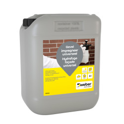 Traitement hydrofuge transparent pour façade 5 L WEBER BEAMIX