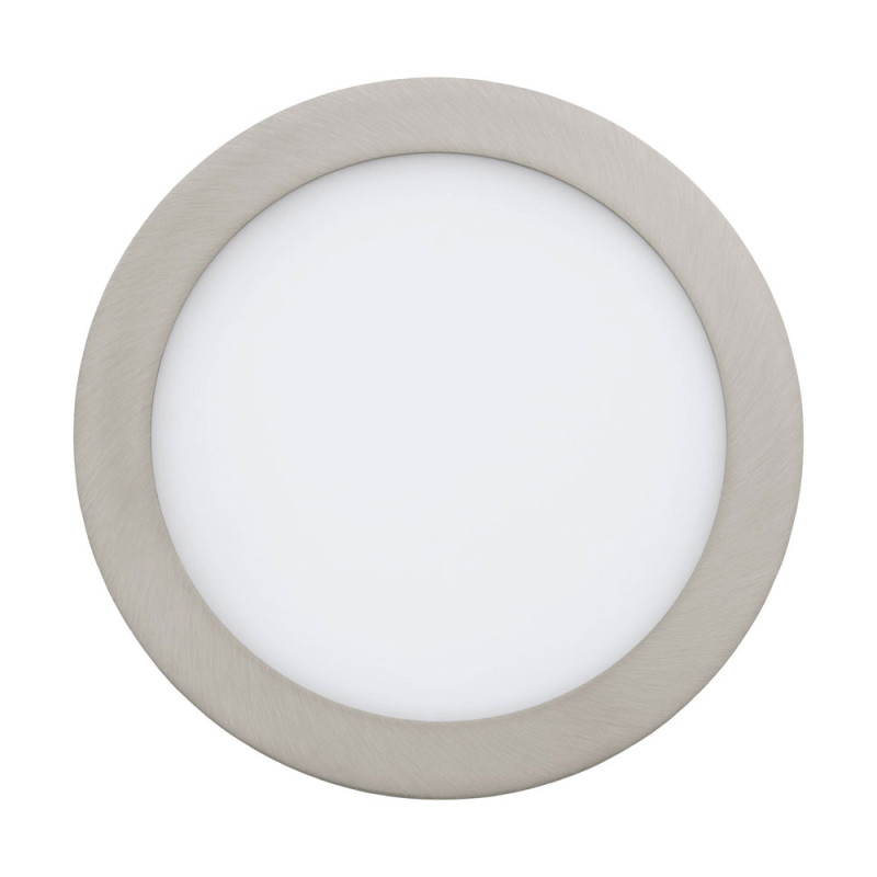 Plafonnier LED Fueva-c nickel mat Ø 22,5 cm 15,6 W EGLO