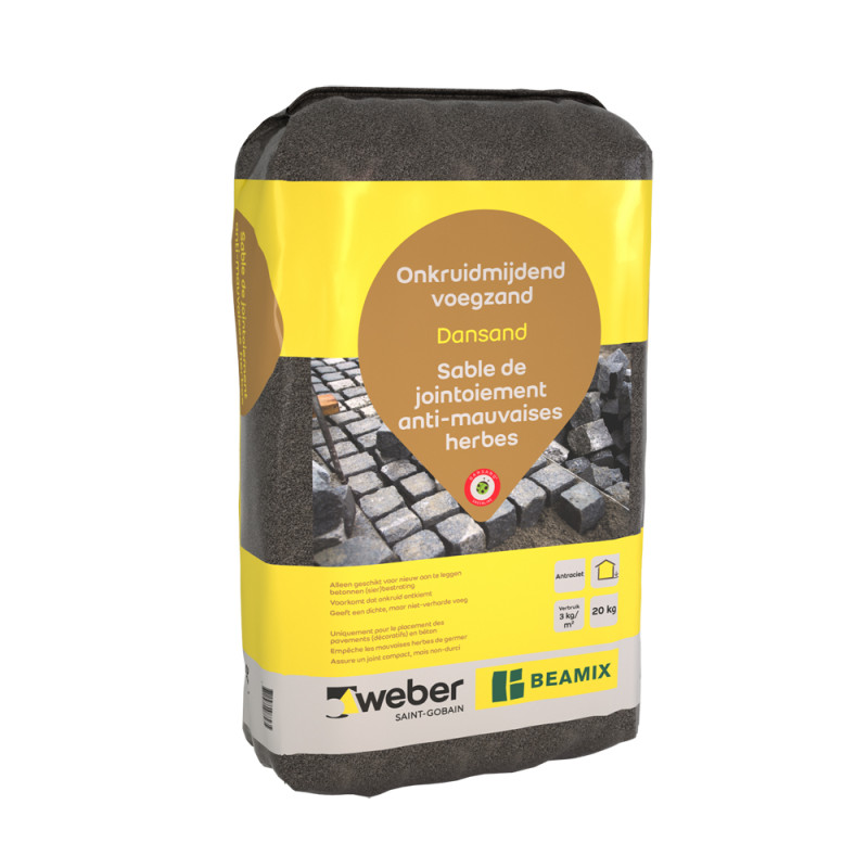 Sable de jointoiement anthracite 20 kg WEBER BEAMIX