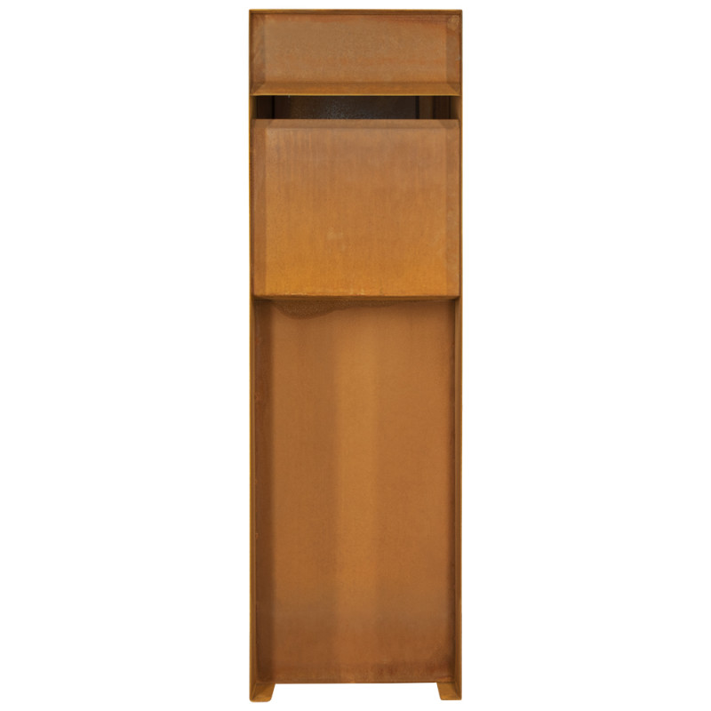 Boîte aux lettres en acier Corten Design