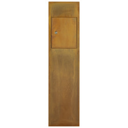 Boîte aux lettres en acier Corten Modern