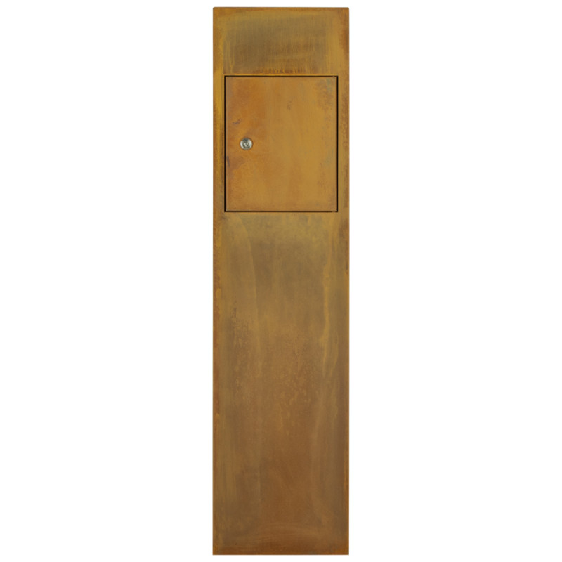 Boîte aux lettres en acier Corten Modern