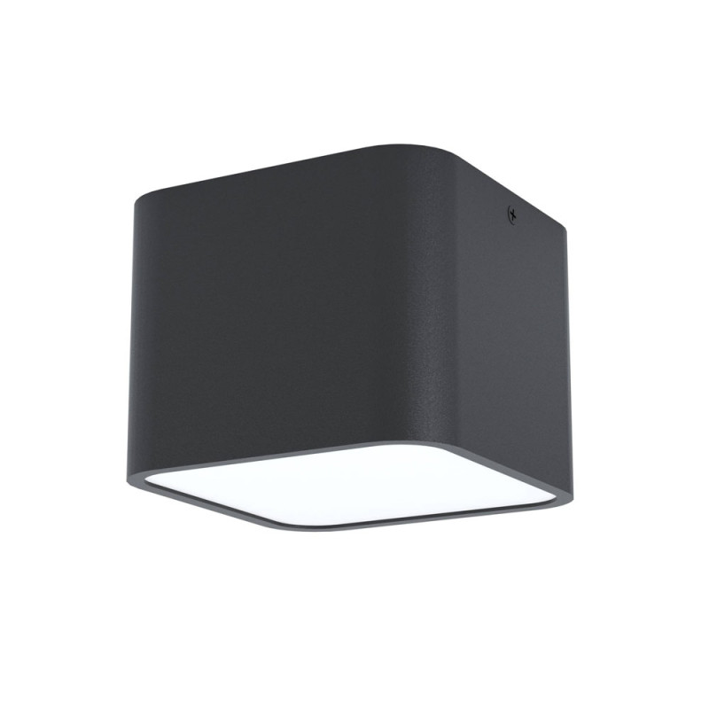 Plafonnier Grimasola noir E27 25 W EGLO