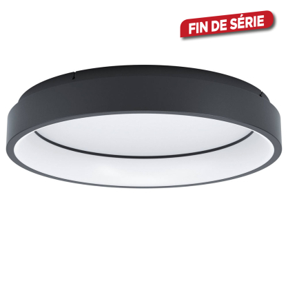 Plafonnier LED Marghera-c noir dimmable Ø 60 cm 27 W EGLO