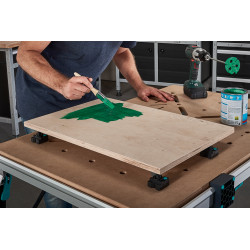 Set de mors de serrage en pointe pour établi WOLFCRAFT