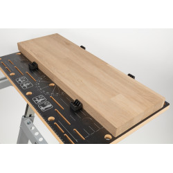 Mors de serrage à plat pour établi 4 pièces WOLFCRAFT Mors de serrage à plat pour établi 4 pièces WOLFCRAFT