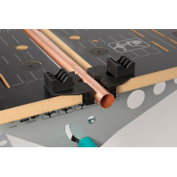 Mors de serrage à plat et sur arrondi pour établi 4 pièces WOLFCRAFT Mors de serrage à plat et sur arrondi pour établi 4 pièces WOLFCRAFT