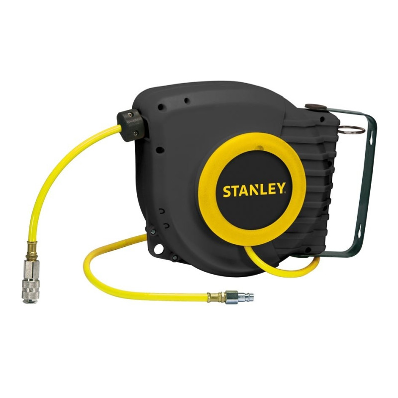 Enrouleur pour tuyau d'air comprimé avec attache murale 9 m STANLEY