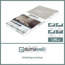 Dalle PVC Trapani Brillant 65x37,5 cm – 8 pièces | DUMAWALL Dalle PVC Trapani Brillant 65x37,5 cm – 8 pièces | DUMAWALL