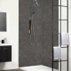 Panneau de douche en PVC Mystique gris foncé 260 x 120 cm DUMAWALL XL