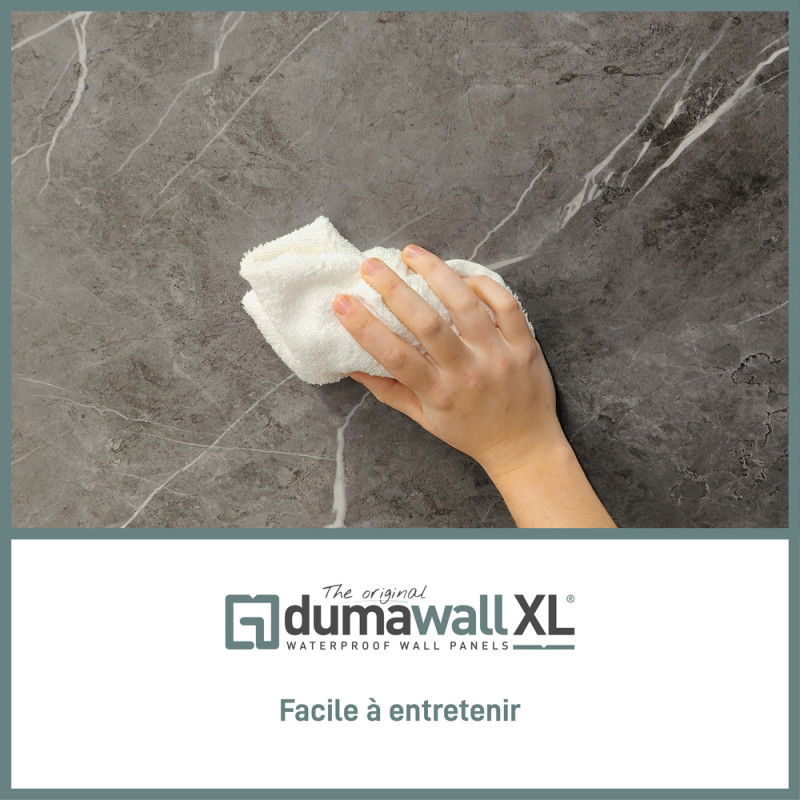 Panneau de douche en PVC Hasvik DUMAWALL XL 260 x 120 cm | DUMAWALL XL Panneau de douche en PVC Hasvik DUMAWALL XL 260 x 120 cm | DUMAWALL XL