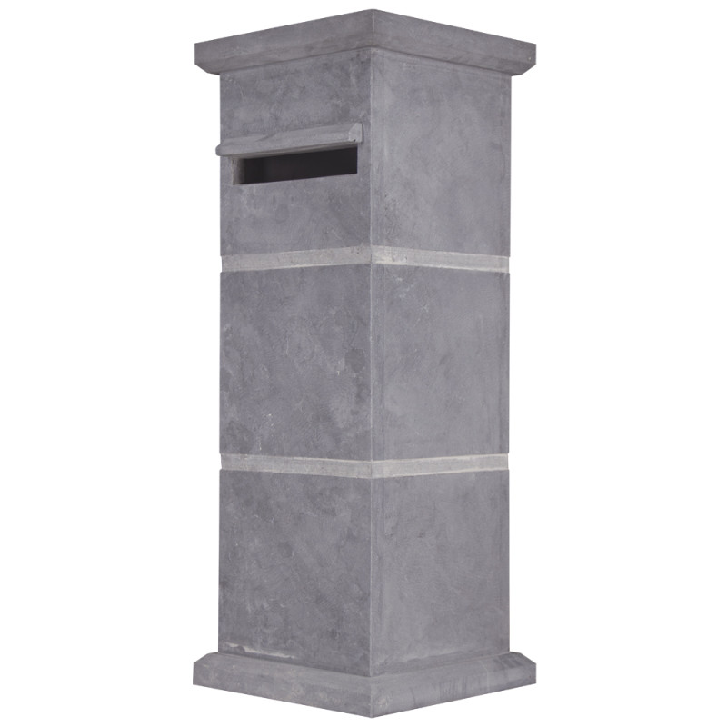 Boîte aux lettres en pierre bleue Yvoir