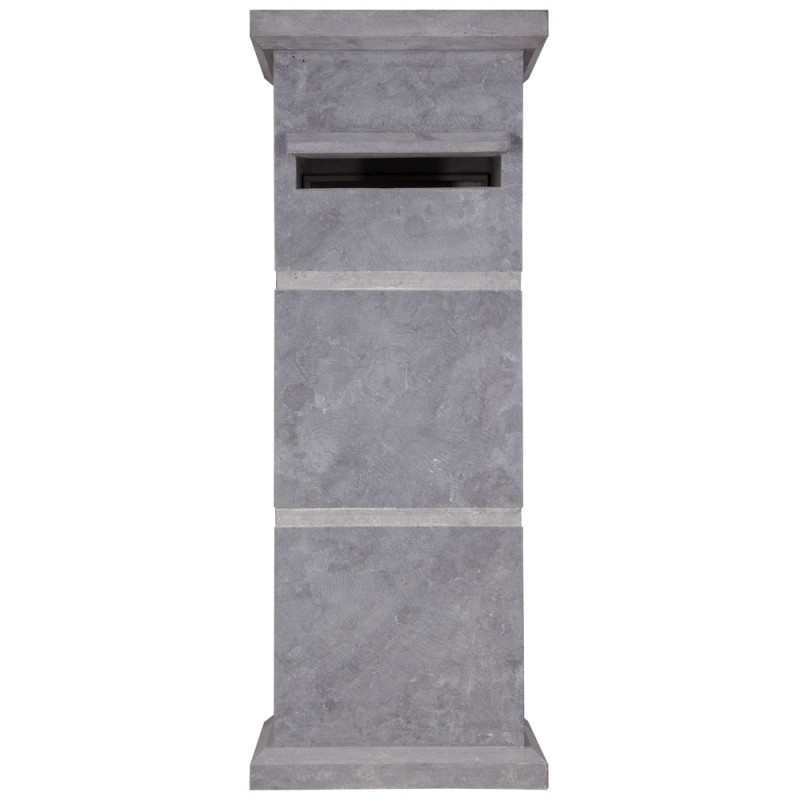 Boîte aux lettres en pierre bleue Yvoir