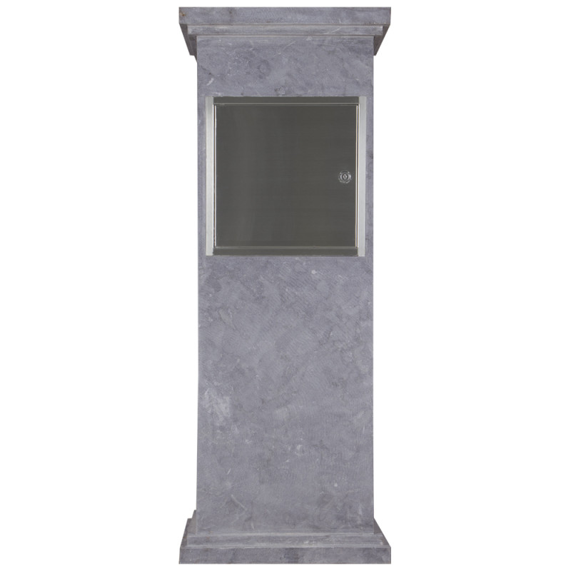 Boîte aux lettres en pierre bleue