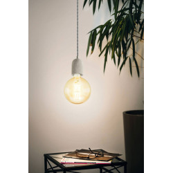Suspension Yorth béton Ø 11 cm E27 60 W EGLO