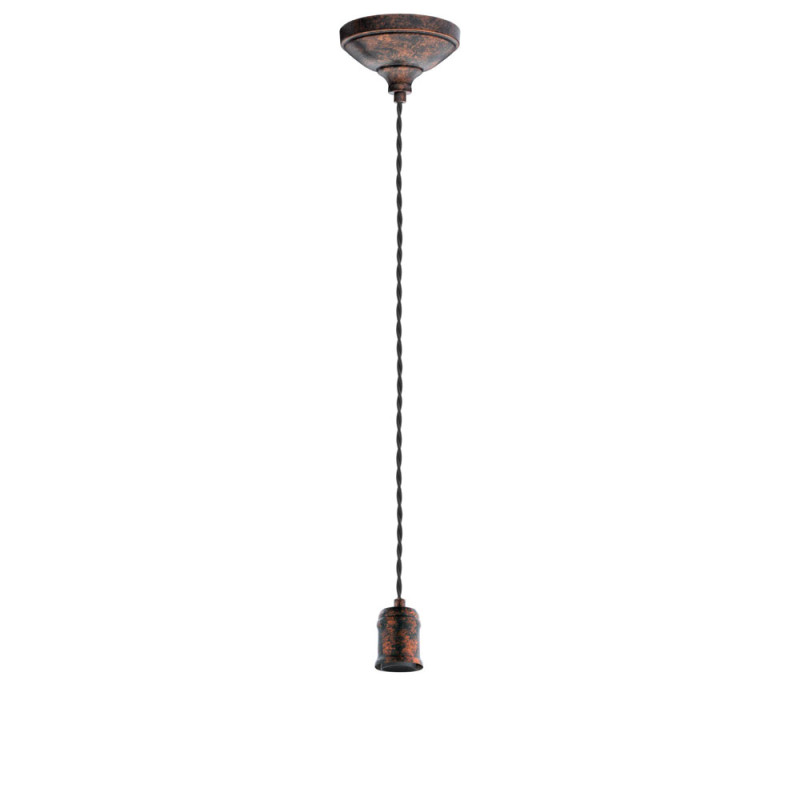 Suspension Yorth cuivre Ø 12,5 cm E27 60 W EGLO