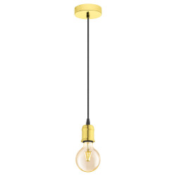 Suspension Yorth laiton Ø 10 cm E27 60 W EGLO Suspension Yorth laiton Ø 10 cm E27 60 W EGLO