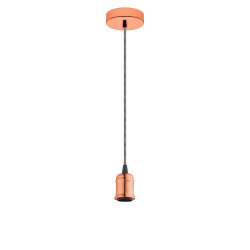 Suspension Yorth cuivre Ø 10 cm E27 60 W EGLO