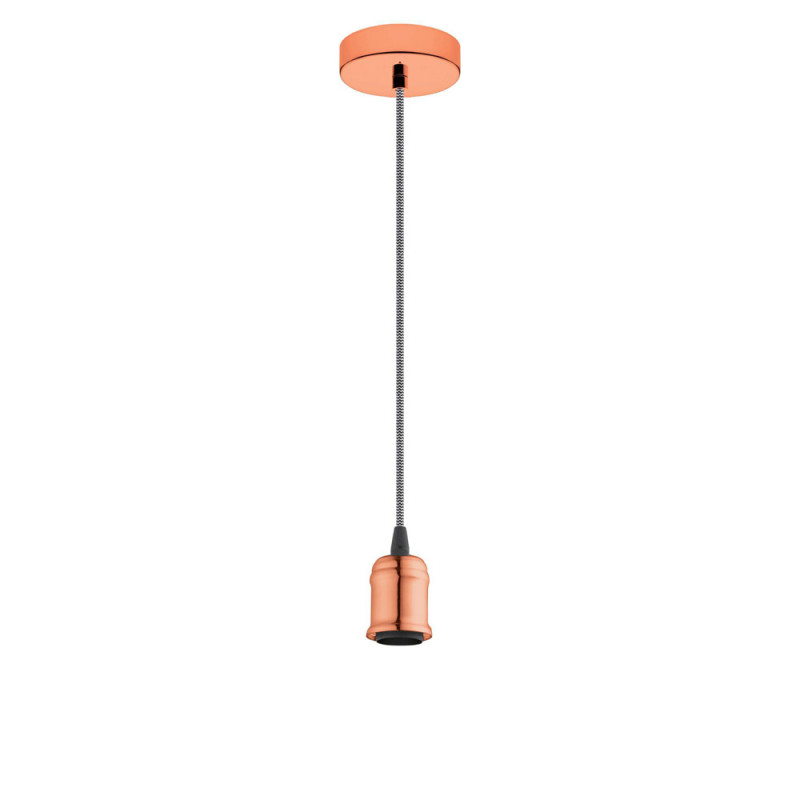 Suspension Yorth cuivre Ø 10 cm E27 60 W EGLO