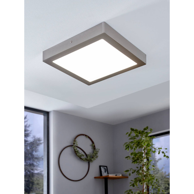 Plafonnier LED Fueva-c nickel mat 21 W EGLO Plafonnier LED Fueva-c nickel mat 21 W EGLO