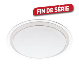 Plafonnier LED Competa-c blanc Ø 43 cm 17 W EGLO