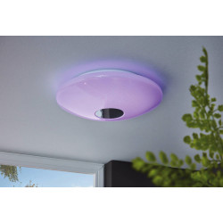 Plafonnier LED Voltago-c blanc Ø 38 cm 17 W EGLO