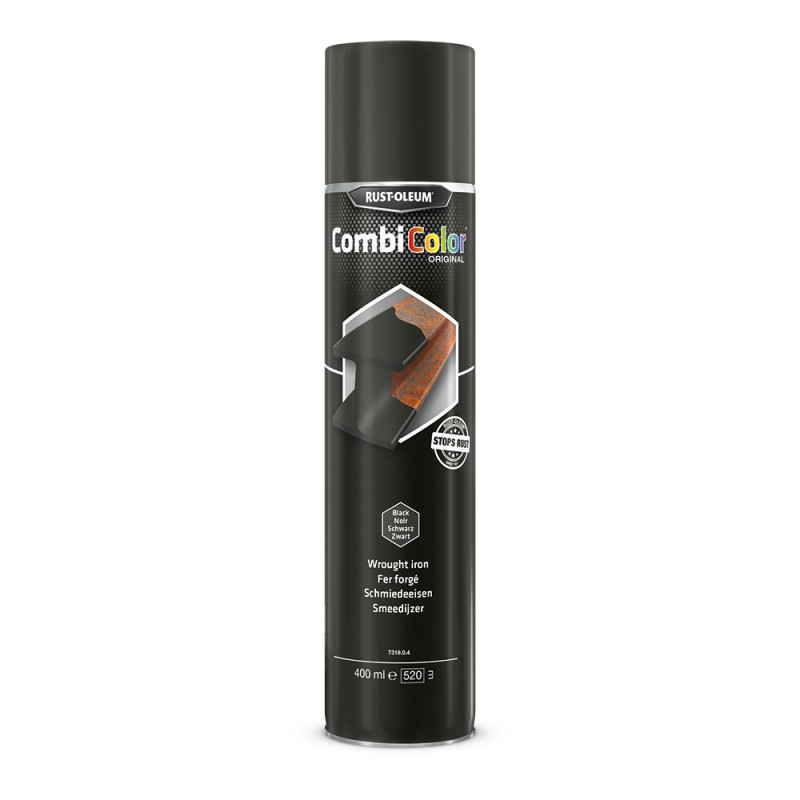 Laque CombiColor noir fer forgé 0,4 L RUST-OLEUM