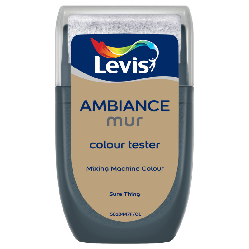 Testeur peinture pour murs Ambiance sure thing extra mat 0,03 L LEVIS