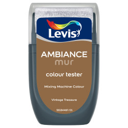 Testeur peinture pour murs Ambiance vintage treasure extra mat 0,03 L LEVIS